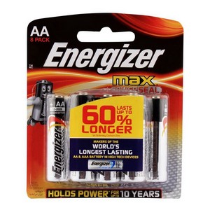 ENERGIZER MAX AA 8 PACK