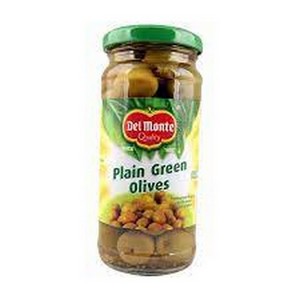 DEL MONTE PLAIN GREEN OLIVES 235GM