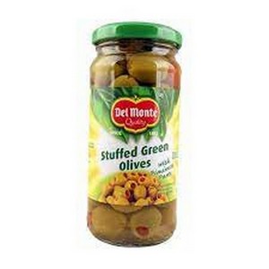 DEL MONTE STUFFED GREEN OLIVES 235GM