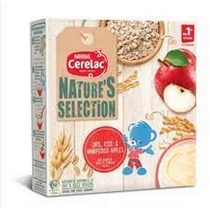 NESTLE CERELAC OATS, RICE ,HANDPICKED APPLES 175GM