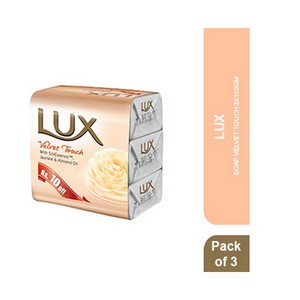 LUX SOAP VELVET TOUCH 3X110GM