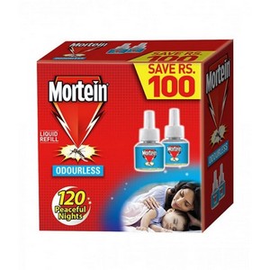 MORTEIN REFILL ODOURLESS 2X60ML