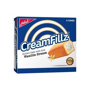 HILAL CREAMFILLZ CAKE VANILLA 10`S