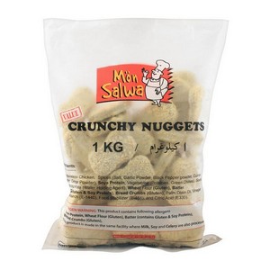 MON SALWA CHICKEN NUGGETS 1KG POLY BAG