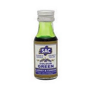 SAC FOOD COLOUR GREEN 25ML