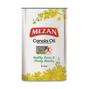 MEZAN CANOLA OIL 5LTR TIN
