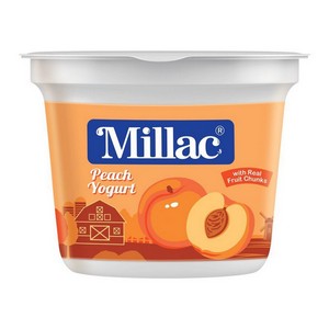 MILLAC FRUIT YOGURT PEACH 250GM