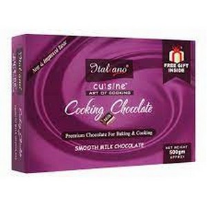 ITALIANO COOKING CHOCOLATE SMOTH MILK 500GM