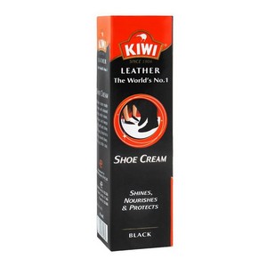 KIWI BLACK SHOE CREAM TUBE 45ML
