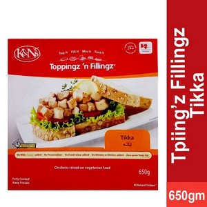 K&NS TOPPPING & FILLING TIKKA 650GM