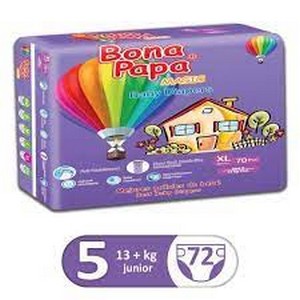 BONA PAPA PLUS BABY DIAPER  MAGIC XL 72`S