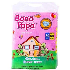 BONA PAPA PLUS BABY DIAPER  NEW BORN 50`S