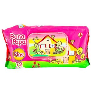 BONA PAPA BABY WIPES EXTRA SOFT 72`S