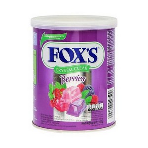 FOX`S CRYSTAL CLEAR BERRIES 180GM TIN