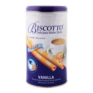DELIGHT BISCOTTO WAFER STICKS VANILLA 370GM