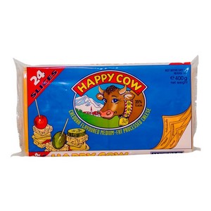 HAPPY COW YELLOW CHEESE 24PCS 400G