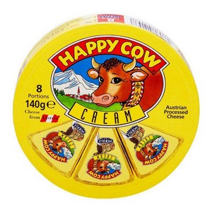 HAPPY COW CREAM CHEESE 8POR.140G