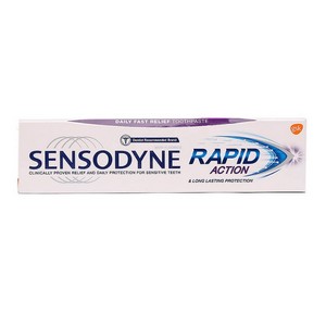 SENSODYNE TOOTHPASTE RAPID ACTION 100GM WITH BRUSH
