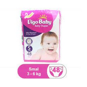 VIGO BABY DIAPER SMALL 48PCS