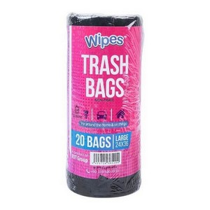 WIPES TRASH BAGS LARGE 24X36 20`S