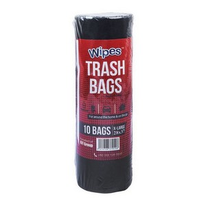 WIPES TRASH BAGS XL 28X37 10`S