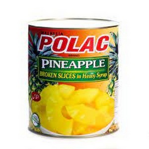 POLAC PINEAPPLE WHOLE SLICES 565GM TIN